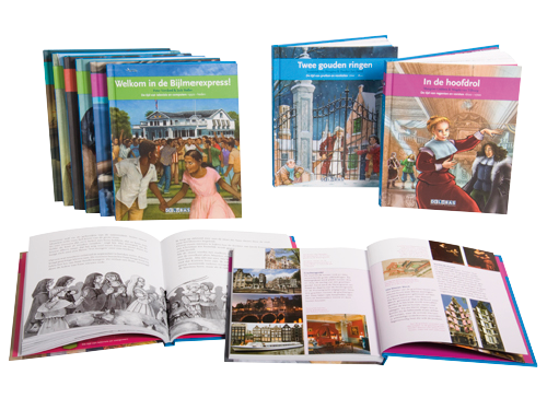 10 geschiedenisleesboeken van AVI M5 t/m E6 voor de basisschool