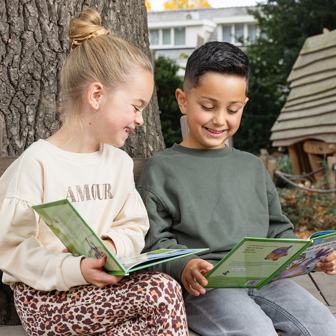 Kinderboeken voor meer leesplezier van uitgeverij in het onderwijs 